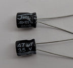 Electrolytic Capacitor — 47uF 35V 6.3x7mm  - QTY of 1