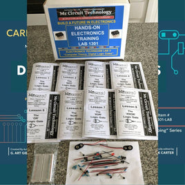 Mr Circuit Lab 3 (#1301-LAB) Basic Digital Logic Gates for STEM students and future Robotics Engineers and Technicians. This is what is inside computers, cell phones, tablets, etc. These are the building blocks for all computers and controllers.