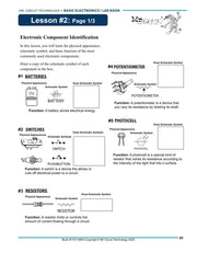 MC1-00 Mr Circuit Science Experiment Kit "Four Basic Lessons" with Solderless CB