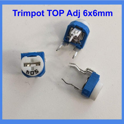 Trimpot 6x6mm Top-Adjust 100 Ohm - Pack of 10