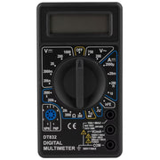 1201-MM-B DIGITAL MULTIMETER  color black with test leads and battery