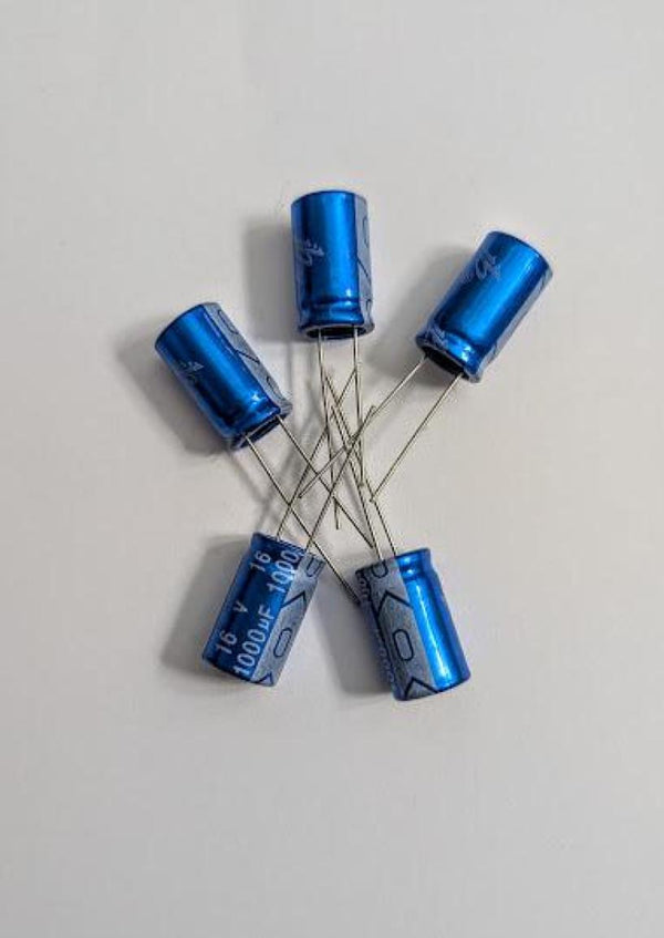 1101-BP16 Bag#16 for Mr Circuit Lab 1 ** Capacitor Electrolytic 1000uF (Qty of 5)