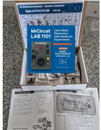 MR CIRCUIT LAB 1  –  Book and Deluxe Lab for "Basic Electronics" - Beginners Hands-On Experiments for STEM & CTE Students & MAKERS | Made in USA - (#1101-LAB)