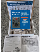 MR CIRCUIT LAB 1  –  Book and Deluxe Lab for "Basic Electronics" - Beginners Hands-On Experiments for STEM & CTE Students & MAKERS | Made in USA - (#1101-LAB)