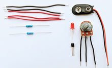 Load image into Gallery viewer, &lt;center&gt;MC1-14 * * Mr Circuit Science * * Experiment Kit&lt;br&gt; &quot;DC to DC Power Supply Circuit&quot; &lt;br&gt;&lt;font color = red&gt; This low-cost science/electronics experiment is convenient, easy to use, and exciting. &lt;/font color&gt;&lt;/center&gt;
