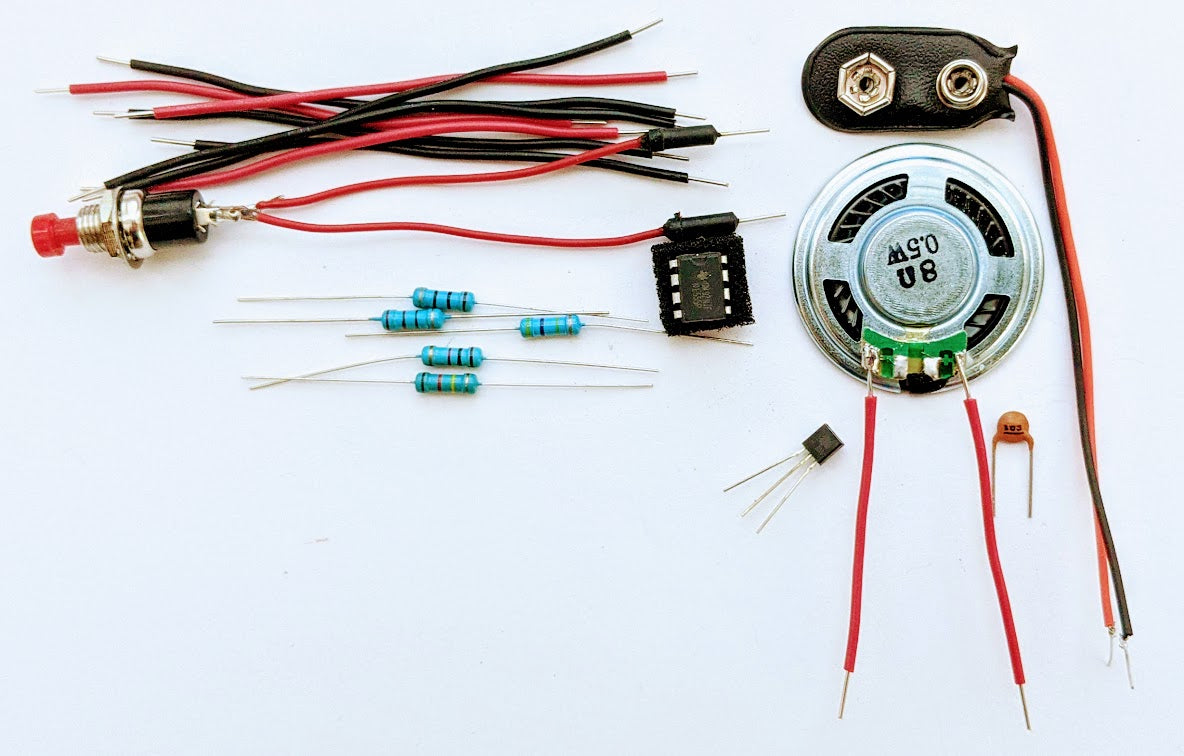 MC1-27 * * Mr Circuit Science * * Experiment Kit<br> "English Police Siren Circuit"  This low-cost science/electronics experiment is convenient, easy to use, and exciting.