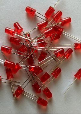 1101-B22 LEDs Red diffused Qty of 50 $5.00