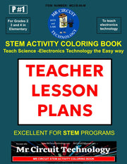 MCCB-00-PAK Mr Circuit Basic Electronics Coloring Book Package for Elementary School and Montessori Students