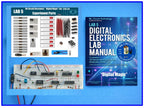 MR CIRCUIT DELUXE LAB 5   Book and Lab "Basic Digital Electronics" for Fundamentals with Integrated Circuits called "Digital Magic" for STEM and CTE Students & MAKERS | Made in USA (#1501-LAB)
