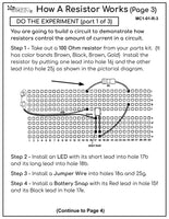 * * Mr Circuit Lab #1 - 34 Amazing Lesson Plans to teach Basic Electronics for STEM $2.95 each or $49 for whole set of 34