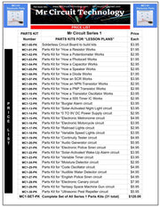 Mr Circuit Lab #1 - 34 Amazing Lesson Plans to teach Basic Electronics for STEM - this is a downloadable pdf file so you can print as many as you need for your students