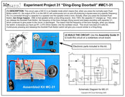MC1-31 Mr Circuit Science Experiment Kit "Ding Dong Doorbell Circuit"