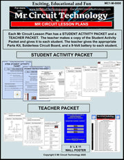 Mr Circuit Lab #1 - 34 Amazing Lesson Plans to teach Basic Electronics for STEM - this is a downloadable pdf file so you can print as many as you need for your students