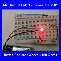 Mr Circuit Lab 1P (#1101-P) - (Same as Mr Circuit Lab 1 but with online lessons instead of printed manual .  You receive a link to online lessons and quizzes.)