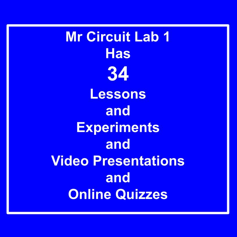 <b>Mr Circuit Lab</b> (#1101-LAB) Basic Electronics STEM Lab for Grades 7-12 - Low-Cost Lab for future Robotics Engineers and Technicians & HAM Radio. <br> Only $39 each.