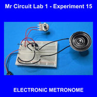 Mr Circuit Lab 1 (#1101-LAB) World's Most Popular CTE Basic Electronics Hands-On Learning Lab  - 1000's Sold!  -  Made in the USA for STEM students and future Robotics, Engineering, and Drone Technicians. Comes in white box 12x9x2.5 inches.