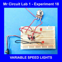 Mr Circuit Lab 1 (#1101-LAB) World's Most Popular CTE Basic Electronics Hands-On Learning Lab  - 1000's Sold!  -  Made in the USA for STEM students and future Robotics, Engineering, and Drone Technicians. Comes in white box 12x9x2.5 inches.