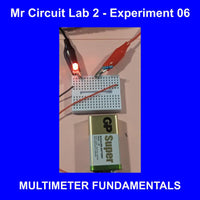 MR CIRCUIT DELUXE LAB 2  - Book and Lab for "TROUBLESHOOTING ELECTRONIC CIRCUITS with a Digital Multimeter" - for STEM and CTE students | Made in USA (#1201-LAB)  (digital meter included)
