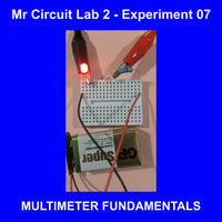 MR CIRCUIT DELUXE LAB 2  - Book and Lab for "TROUBLESHOOTING ELECTRONIC CIRCUITS with a Digital Multimeter" - for STEM and CTE students | Made in USA (#1201-LAB)  (digital meter included)