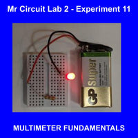 MR CIRCUIT DELUXE LAB 2  - Book and Lab for "TROUBLESHOOTING ELECTRONIC CIRCUITS with a Digital Multimeter" - for STEM and CTE students | Made in USA (#1201-LAB)  (digital meter included)