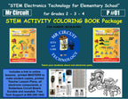 MCCB-00-PAK Mr Circuit Basic Electronics Coloring Book Package for Elementary School and Montessori Students
