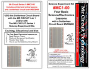 MC1-00 Mr Circuit Science Experiment Kit "Four Basic Lessons" with Solderless CB