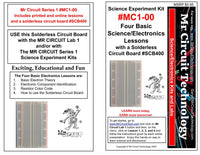 MC1-00 * * Mr Circuit Science * * Experiment Kit "Four Basic Lessons" with Solderless CB