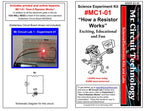 MC1-01 * * Mr Circuit Science * * Experiment Kit "How a Resistor Works"