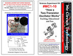 MC1-10 * * Mr Circuit Science * * Experiment Kit "How a Two-Transistor Oscillator Works"