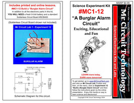 MC1-12 * * Mr Circuit Science * * Experiment Kit "Build a Burglar Alarm Circuit"