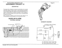 MC1-12 * * Mr Circuit Science * * Experiment Kit "Build a Burglar Alarm Circuit"
