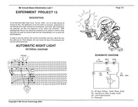 MC1-13 * * Mr Circuit Science * * Experiment Kit "Solar-Activated Night Light Circuit"