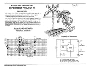 MC1-17 Mr Circuit Science Experiment Kit "Railroad Lights Circuit"