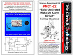 MC1-22 * * Mr Circuit Science * * Experiment Kit "Solar-Activated Wake-Up Alarm Circuit"