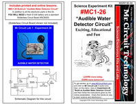 MC1-26 * * Mr Circuit Science * * Experiment Kit "Audible Water Detector Circuit"