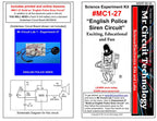 MC1-27 * * Mr Circuit Science * * Experiment Kit<br> "English Police Siren Circuit"