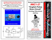 MC1-27 Mr Circuit Science Experiment Kit "English Police Siren Circuit"