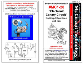 MC1-28 * * Mr Circuit Science * * Experiment Kit "Electronic Canary Circuit"