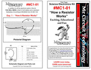 Mr Circuit MC1-WS-01 - WORKSHOP #01 Basic Electronics "Concepts and Components"  This is a fantastic way to introduce electronics technology to your students, easy to use, and exciting.
