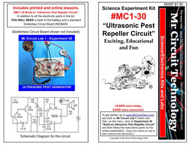 MC1-30 * * Mr Circuit Science * * Experiment Kit "Ultrasonic Pest Repeller Circuit"