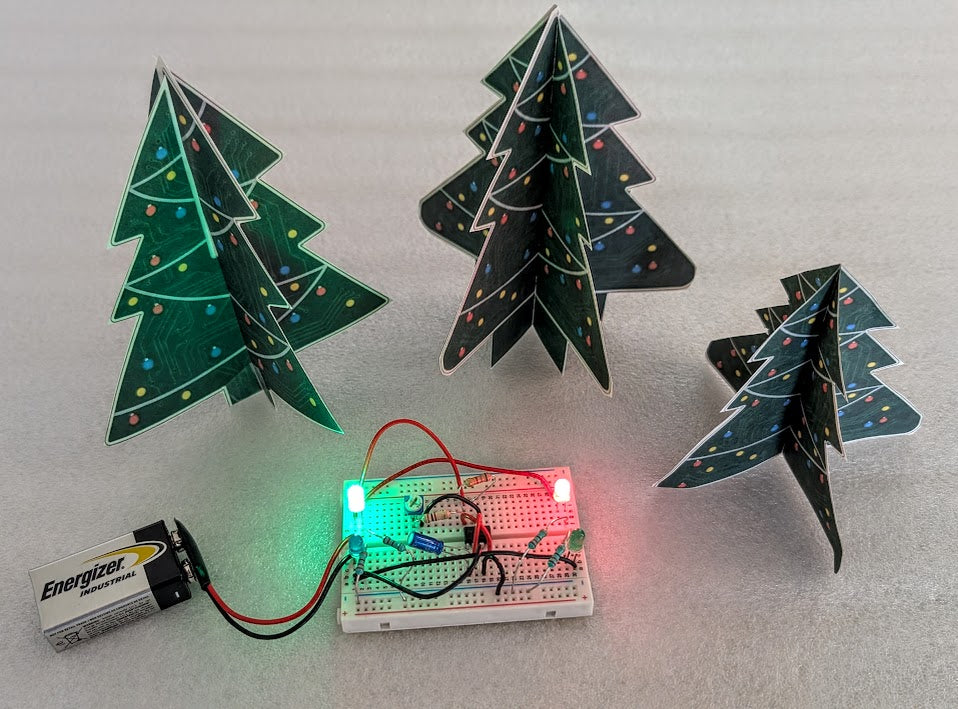 MC1-K100 Christmas Display Kit - no soldering - fun for the family