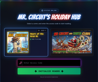 Mr Circuit Comic Book Series - 1 Year Subscription for and individual - NEW ISSUES MONTHLY