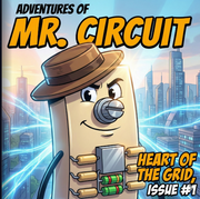 Mr Circuit Comic Book Series - 1 Year Subscription for and individual - NEW ISSUE MONTHLY
