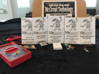 MR CIRCUIT DELUXE LAB 2  - Book and Lab for "TROUBLESHOOTING ELECTRONIC CIRCUITS with a Digital Multimeter" - for STEM and CTE students | Made in USA (#1201-LAB)  (digital meter included)