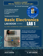 MR CIRCUIT LAB 1  –  Book and Lab for "Basic Electronics" - Hands-On Experiments for STEM & CTE Students | Made in USA - (#1101-LAB)