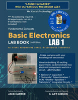 MR CIRCUIT LAB 1  –  Book and Deluxe Lab for "Basic Electronics" - Beginners Hands-On Experiments for STEM & CTE Students & MAKERS | Made in USA - (#1101-LAB)